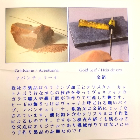 ✅Vecchia Murano Italian Hand-blown heart-shaped purple lilac glass beads earring - Picture 10 of 15